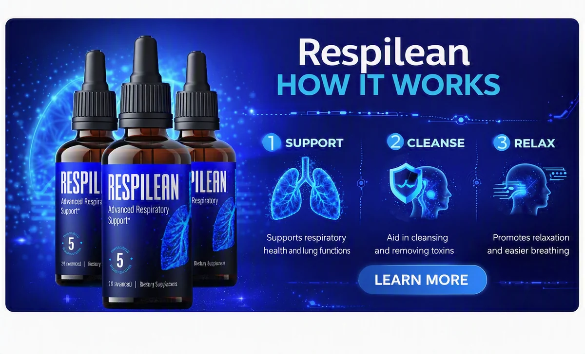 How Respilean works: support, cleanse, relax